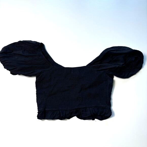 Urban Outfitters Women's Medium Black Crop Top Boned Corset Black - Picture 2 of 8